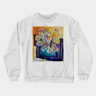 Flowers in a vase Crewneck Sweatshirt